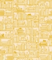 Preview: Patchwork Baumwolle - Sarah Watts - Reading Nook - Library Goldenrod